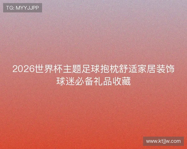 2026世界杯主题足球抱枕舒适家居装饰球迷必备礼品收藏